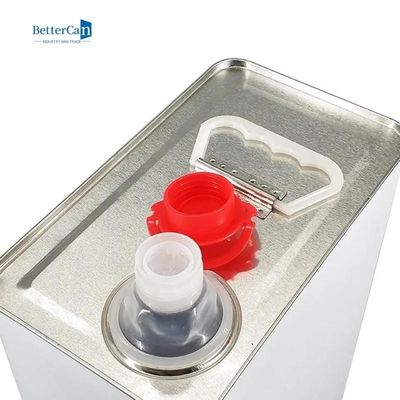 De lege Vierkante Rechthoekige de Inleidingsverf van Tin Cans 2L kan met Deksels van de Blik de Materiële Samendrukking