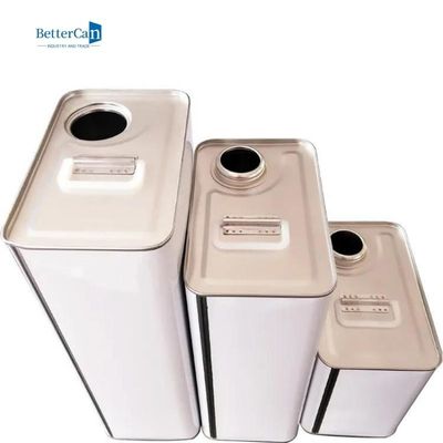 De lege Vierkante Rechthoekige de Inleidingsverf van Tin Cans 2L kan met Deksels van de Blik de Materiële Samendrukking