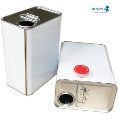 5L vierkant Tin Canisters, Metaaldeklaag kan Tin For Hardener