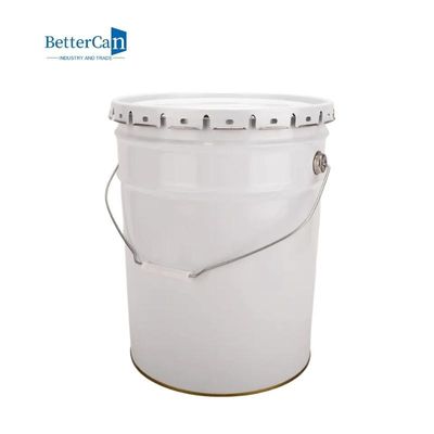 25 Emmers van het Liter Grote Metaal, Duurzame Verf Lege Emmer met Verzegelde Schuimstrook