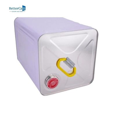 Lege Vierkante de Verfemmer van Tin Metal Bucket 20L met Metaaldeksel
