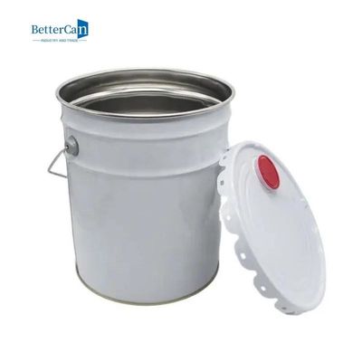 0.28mm0.43mm het Verfraaien de Verf kan   Rond Tin Bucket Tightly Sealed