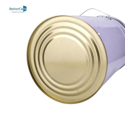 Binnen Gouden Blikemmer, de Duurzame Witte Emmer van de 5 Gallonemmer