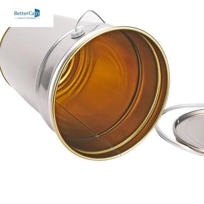 De lege Emmers van de 5 Gallonsverf, 5 Gallon Tin Bucket Pail met Metaalhandvat