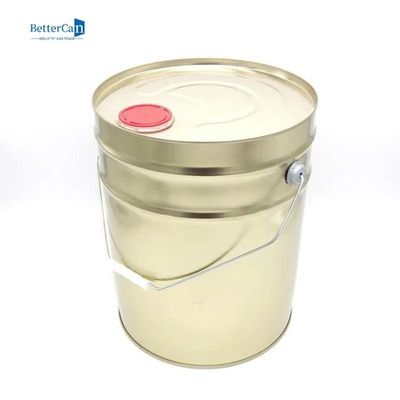 Gouden Lege 5 Gallonsemmers, Ronde 20L Tin Bucket Pail