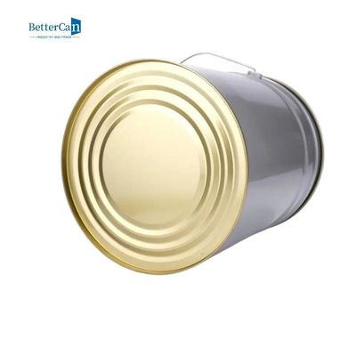 De witte het Verfraaien Verf kan de Emmer van het 5 Gallonmetaal met Goedgekeurd Deksel ISO9001