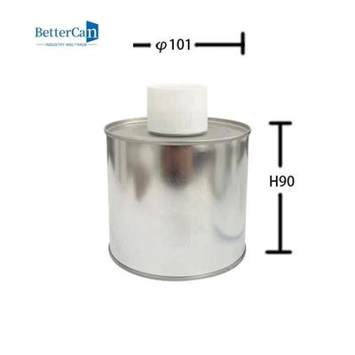 Luchtdicht het Tin100g Metaal Tin Can With Plastic Lid van de Verbindings Industrieel Verf