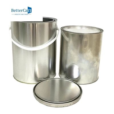 De luchtdichte van de Verftin recycled round empty one van het Verbindingsmetaal Blikken van de de Gallonverf