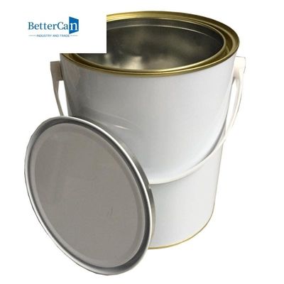 3.7L lege Verfkruiken Douane Gedrukt Tin Cans With Lever Lids ISO9001