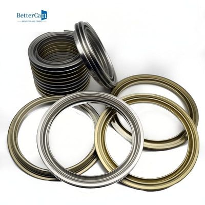 0.23mm Blokplaat Materiaal Plain Parts 500ml Ronde Metalen Blokdeksel Onderaan Met 42mm Plastic Deksel