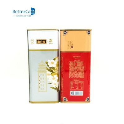 Rechthoekige 3 Liter Olive Oil Tin Can Manufacturers zonder Handvat