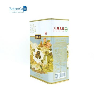 Rechthoekige 3 Liter Olive Oil Tin Can Manufacturers zonder Handvat