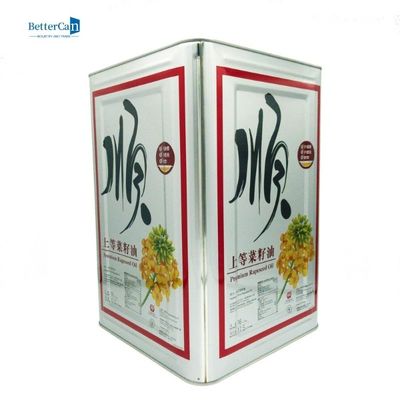 10L Tafelolie Tin Can, 16 Liter Leeg Rechthoekig Tin Container
