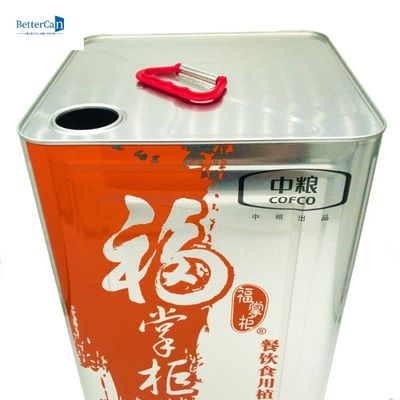 Het lege Tin 15L Olive Tin Container With Handle van de Metaal Eetbare Olie
