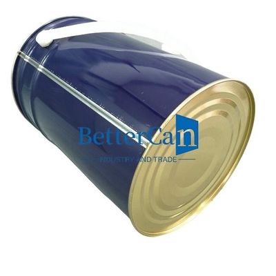 Emmer 5 liter witte tin emmer 5 liter tin emmer met slot ring rubberen pak
