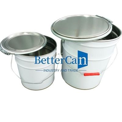 10L Emmer van het de Emmer de Antiroest Duurzame Metaal van de metaalverf 5 Gallon met Schuimstrook