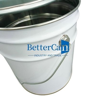 10L Emmer van het de Emmer de Antiroest Duurzame Metaal van de metaalverf 5 Gallon met Schuimstrook