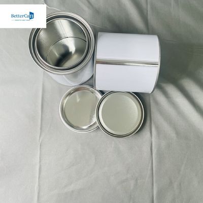 0.28 mm Dikte Wit ronde verf blikjes met drievoudig strak deksel 1 liter vierkante lege blik