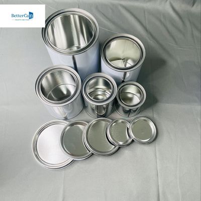 250 ml verfblikken kleine ronde 500 ml blikcontainers met deksels