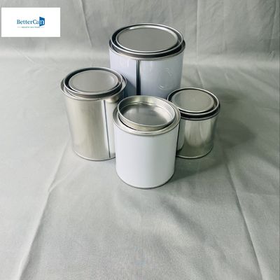 250 ml verfblikken kleine ronde 500 ml blikcontainers met deksels