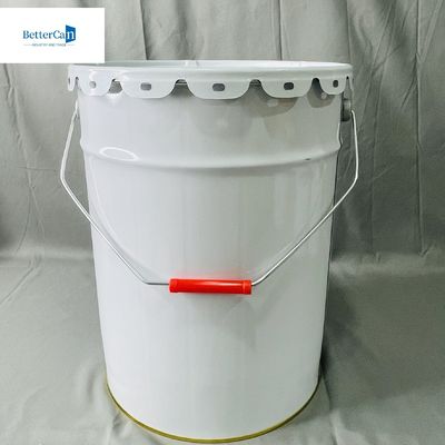 10 liter metalen emmer emmer met deksel 2,2 liter vloeistof verpakking lege bedekte blik