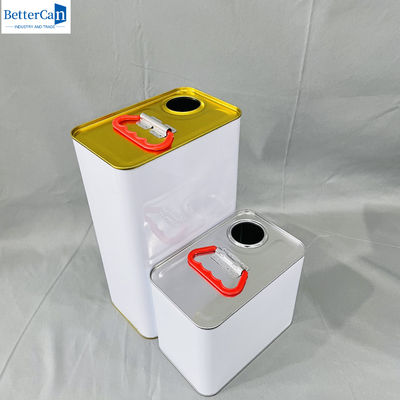 Leeg 5L verf tin Rectangular Tin Can Kleine verf tinen