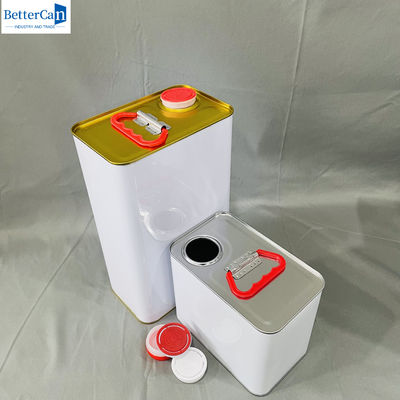 Ronde 4 liter plain hefboom deksels 1 gallon verf emmer tin verpakking