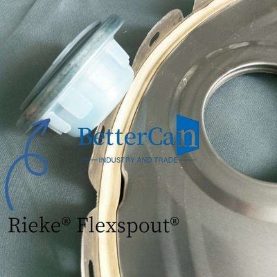 0.35mm dikte blik emmer deksel met Rieke Flexspout blik accessoires 0,38mm kaliber emmer deksel