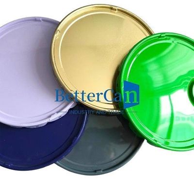 Goud blik emmer met slot hoop blik accessoires bloemen dop 0,38 mm maat OEM dikte en kleur
